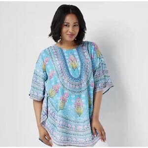 Tolani NWT Narissa Caftan Blouse